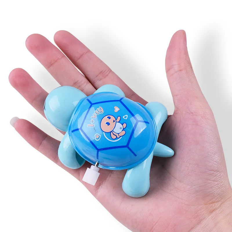 Wholesale Cartoon Animal Turtle Wind Up Toys Promotion Plastic Clockwork Toy