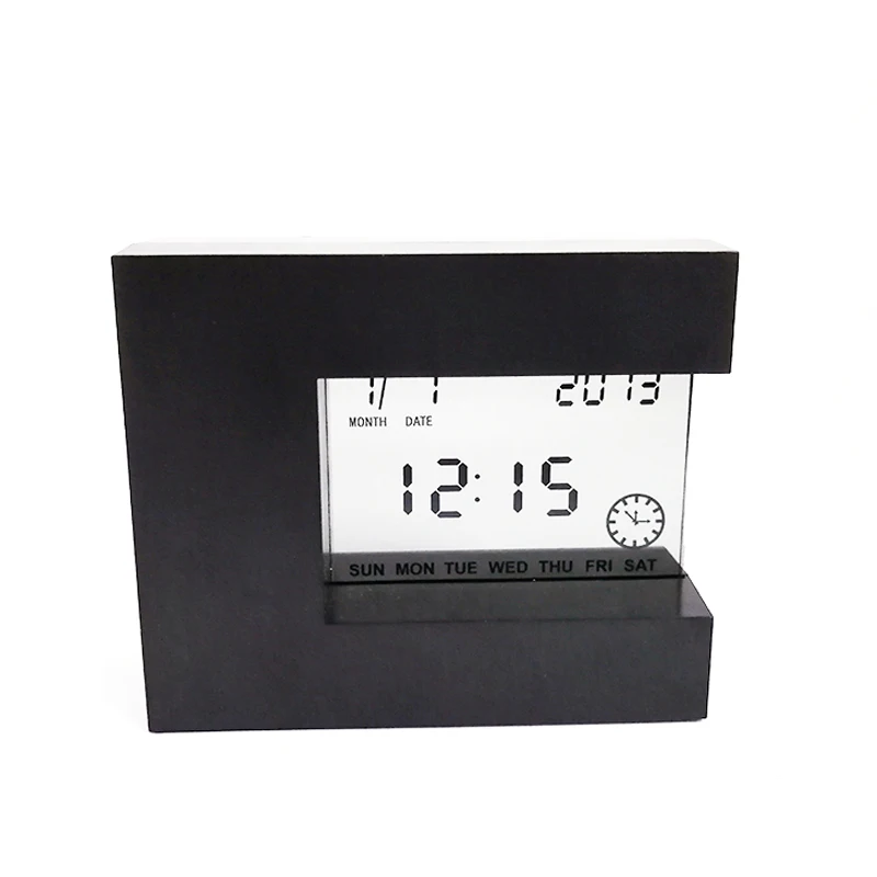 Hot  Digital  Table Timer Alarm LCD Clock Display Year Month Date  Temperature  Count Up  Back Light BSCI Factory
