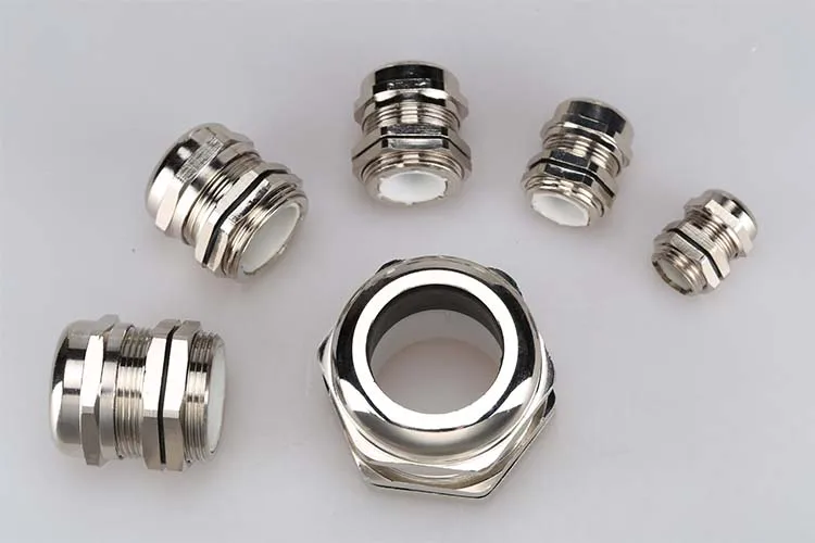 PG Type Spiral Metal Cable Glands PG29 Brass waterproof IP68 connector hot sale