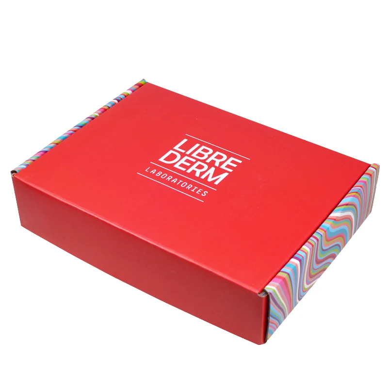 Бесплатный образец роскошная коробка для доставки логотипа на заказ подарочных поделок блестящего цвета