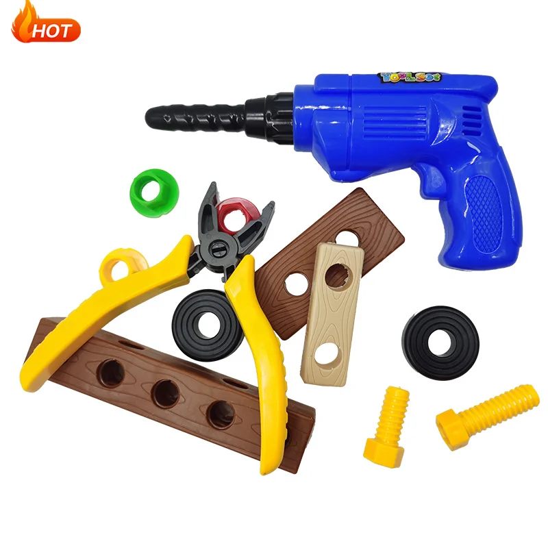 Plastic Assembled Tool Toys Kids Gift Role Play Tool Toy Set