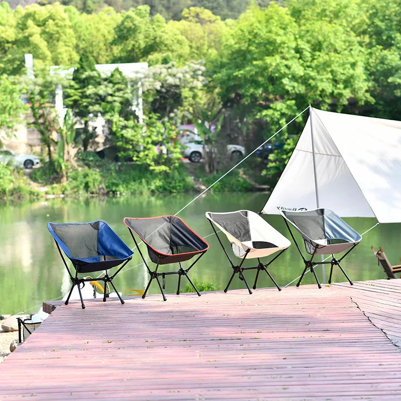 Wholesale New Products Outdoor Ultralight Portable Folding Moon Chair For Beach Hiking Picnic