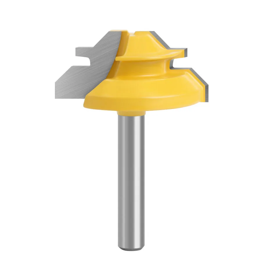 Alloy Knife Woodworking Trimmer Line 90 Degree Right Angle Cutter Milling Machine 45 Degree Mortise and Tenon Woodworking Router
