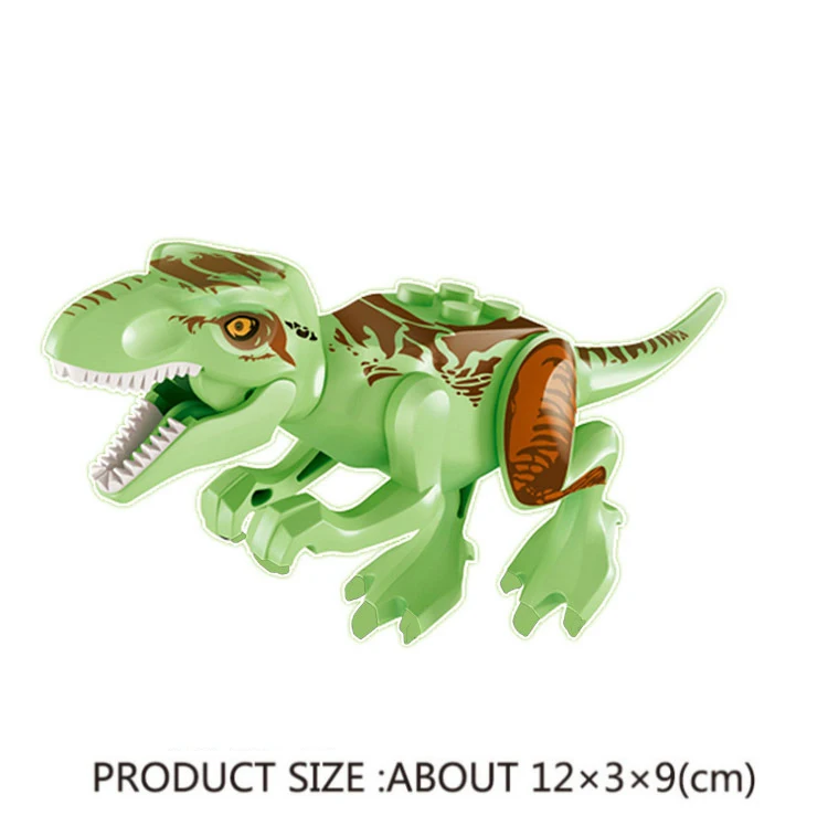 Jurassices Dinosaur Toys Blocks 3D Bricks Building Blocks Dinosaur for Kids Action Figure