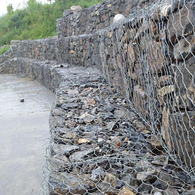 Woven Mesh Galvanized Wire Mesh Gabion/Woven Gabion Mesh