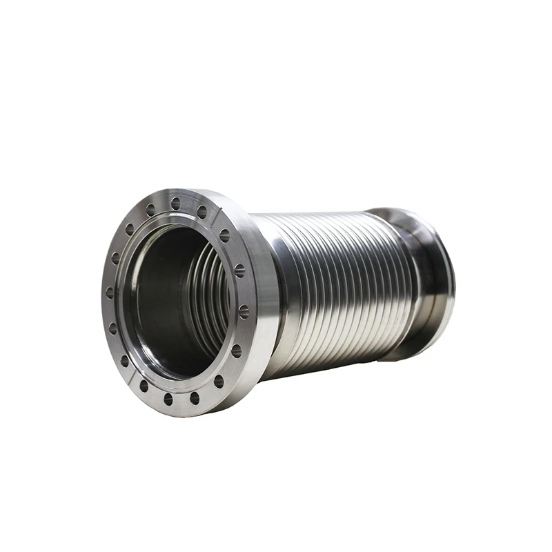 Conflat CF flange stainless steel flexible hose vacuum bellow CF16 CF35 CF63 CF100 CF200 CF250 CF320 CF400 CF500