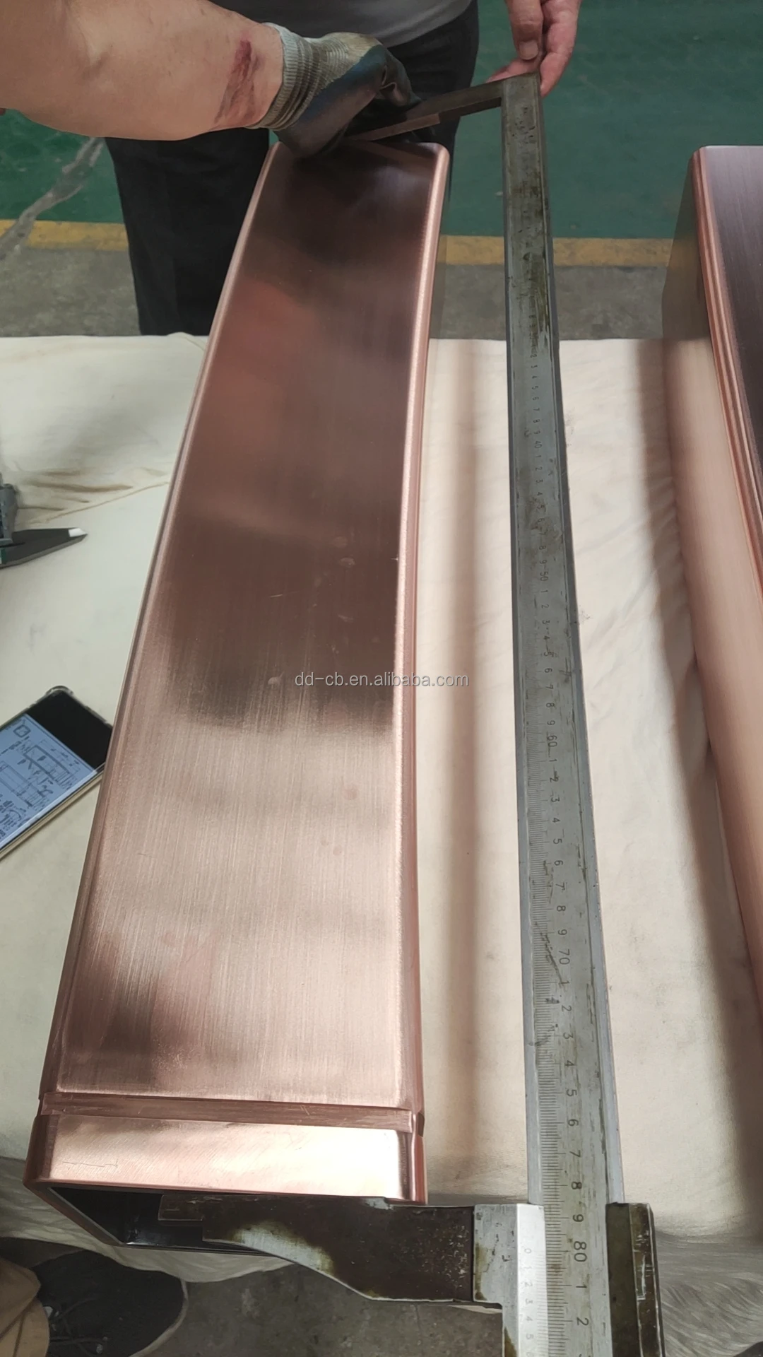 New Silver Copper Mould Tube round Square Rectangular Casting Parts with Competitive Price for CCM