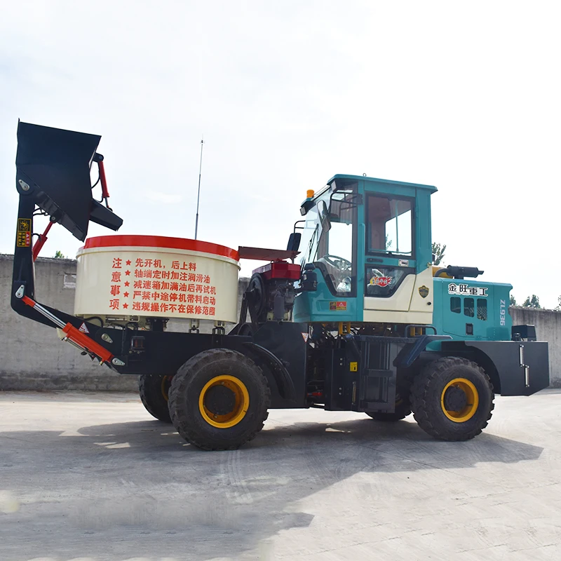 Construction Building Automatic Loading Concrete Mixer Cement Mixer