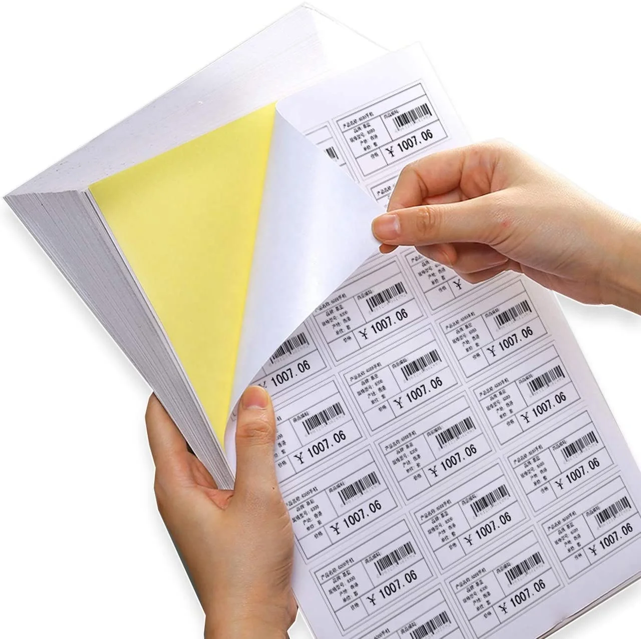 80g A4 size semi glossy sticker paper wholesale Semi Gloss Sticker Paper