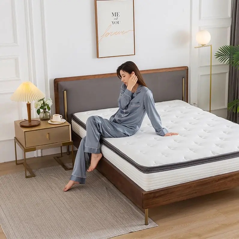 Sleep Well Orthopedic Roll up In a Box King Size Latex Mattress Bed Memory Foam Mattress