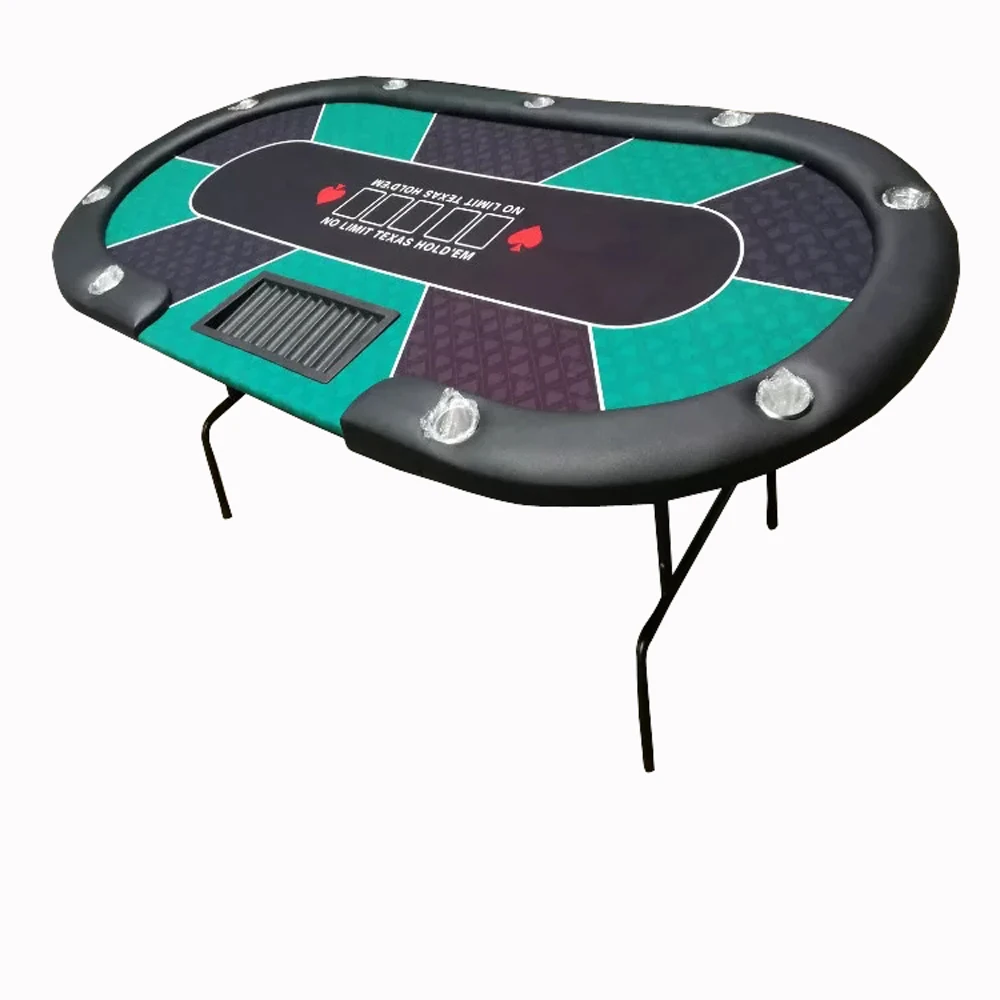 Blackjack Caribbean Poker Table Baccarat Table Luxury Half Round Mini Gaming Table