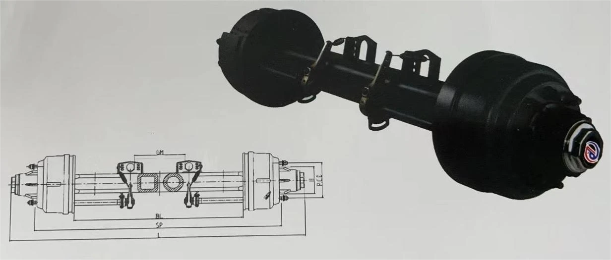 Chinese manufacturers directly sell high-quality low plate series axles