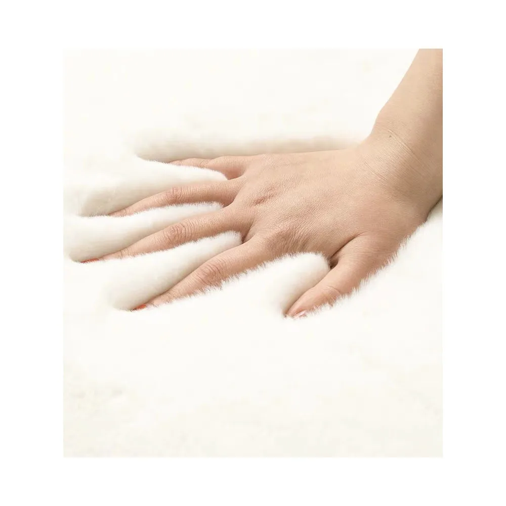 Высококачественное пальто с искусственным кроличьим мехом подушки из искусственного меха овчины ковер