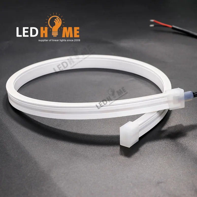 Набор силиконовых неоновых светодиодных лент SMD2835, 12 В, 06 х12 мм, 120 светодиодов/м