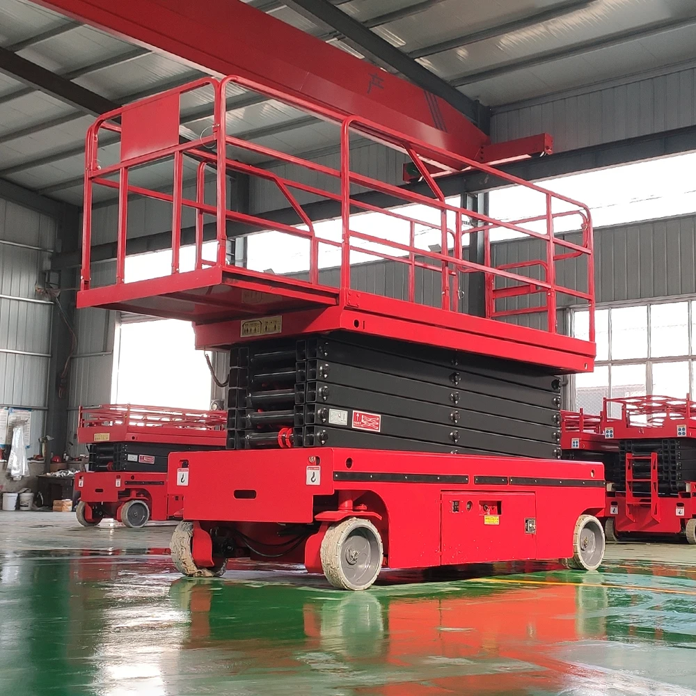 14 Meter Scissor Lift Table Scaffolding Hydraulic Electric Lift Mobile Scissor Shear Fork Lift Platform