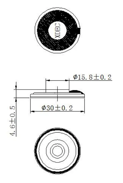 Factory direct sale best price 30*4.6H mm 8 Ohm mylar speaker  for Talking Pen