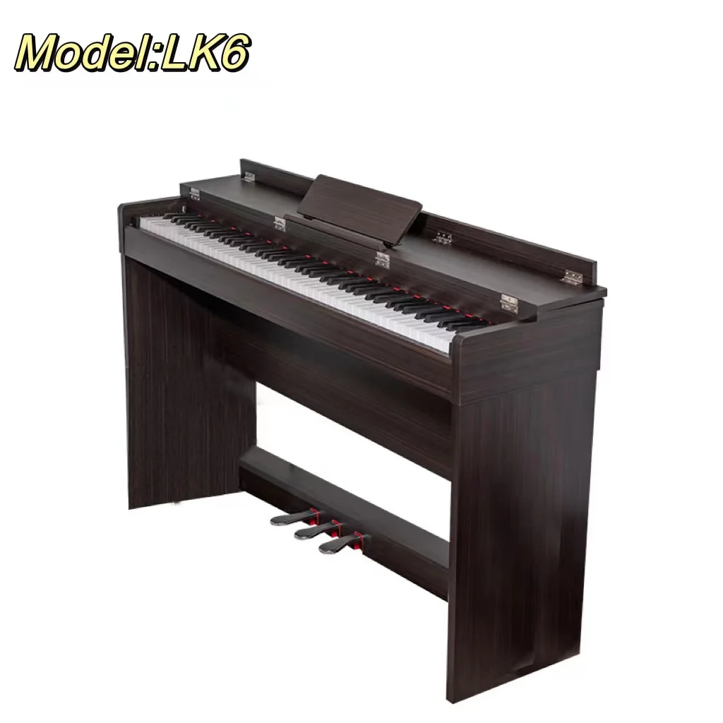 88 Keys Upright Electric Piano Kids Musical Instrument Digital Piano For sale LK6