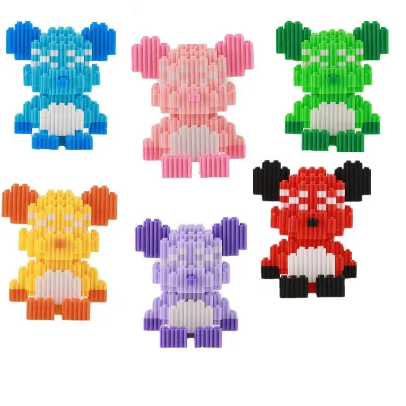 Wholesale Colorful Home Decoration Plastic DIY Assembly Educational Promotional  Toys For Kids