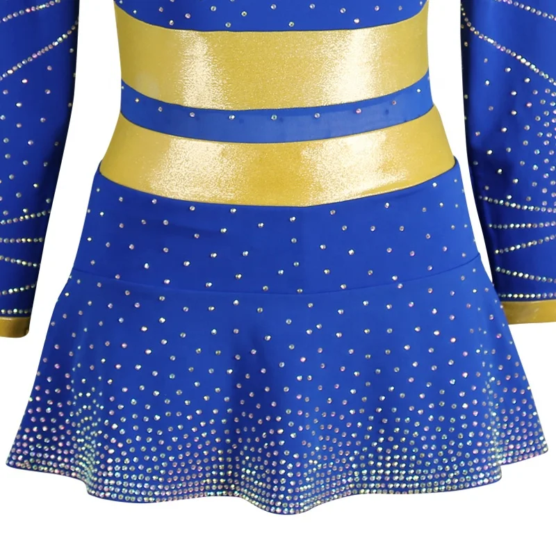 Custom Wholesale School All Star Dance Rhinestone Girls Youth For Kids Blank Cheer Uniforms Cheerleading Costume Outfits