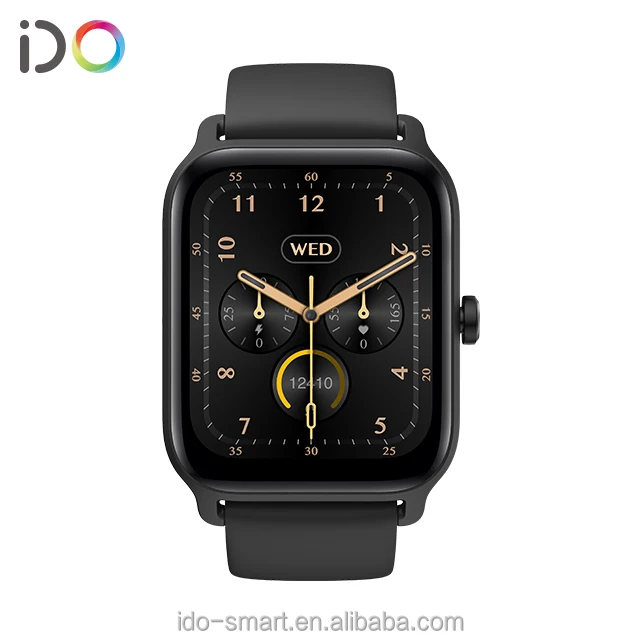 Fashion Smart Watch with Activity Tracker Function iOS Android Operation Walk Hand Wash Drink Water Low Blood Oxygen Reminders