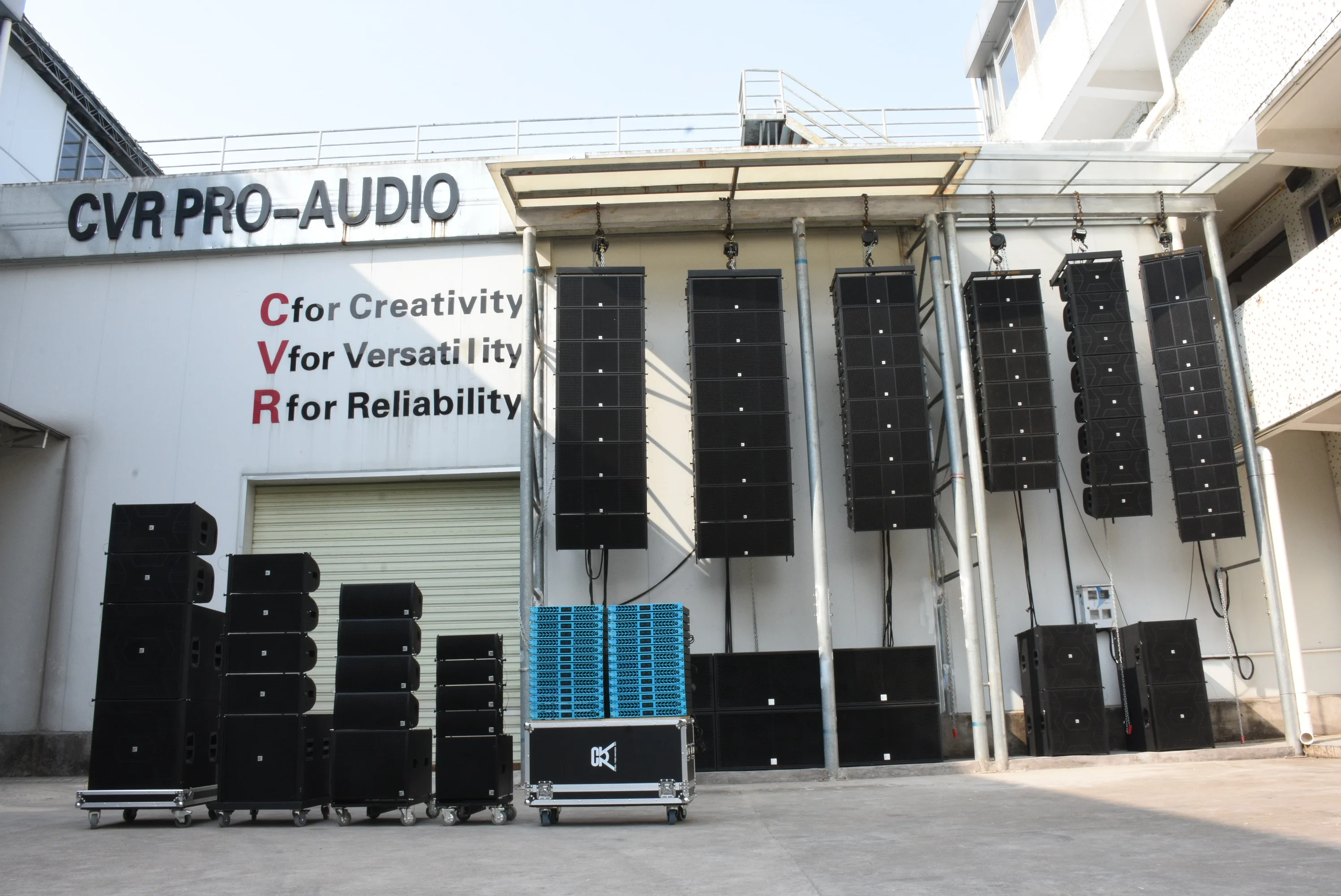 cvr 18 inch passive or active dj speakers bass subwoofer