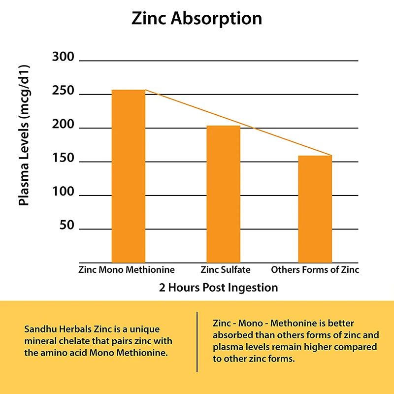 OEM Zinc Supplement Tablets Zinc Mono Methionine Chelate Complex Immune Health Support 120 Capsules for Adults