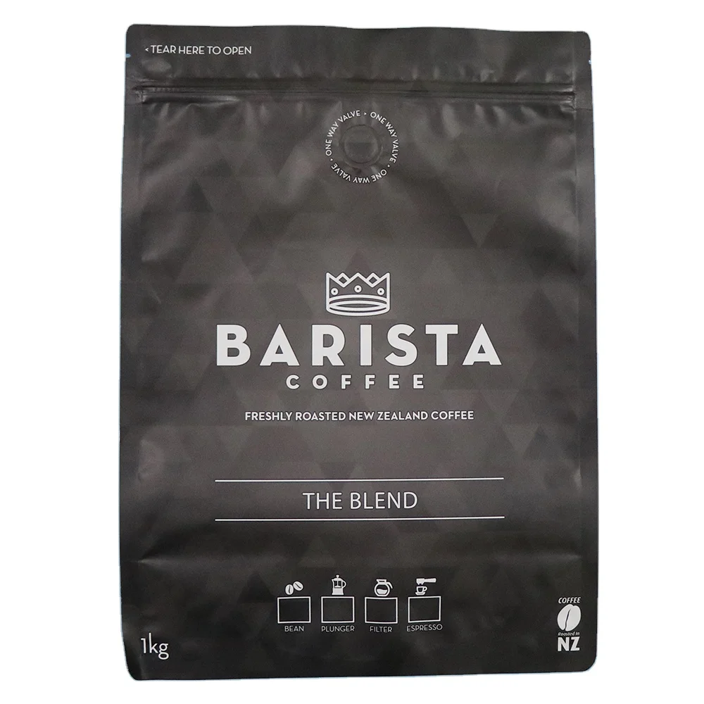 Customized black matte finish doypack bag ziplock plastic packaging bags for underwear panties packing