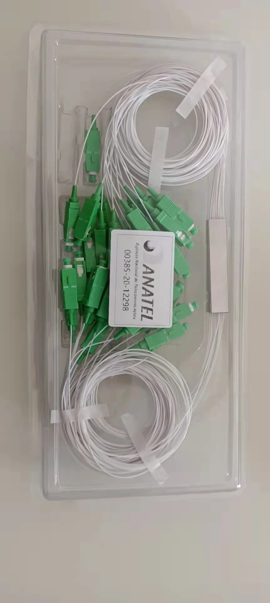 Mini tube Type  iptv 1m splice ftth Factory Price Plug-in Single Mode PLC Splitter 1x8 SC/APC