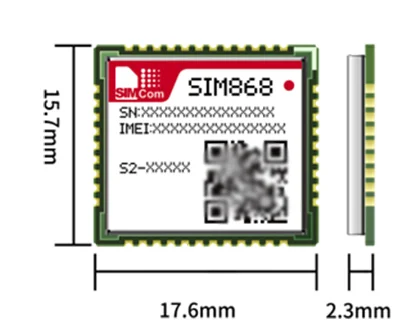 New SIM868 SIM808 SIM800  GSM/GPRS+GNSS Module Navigation system Quad-band 850/900/1800/1900MHz in stock