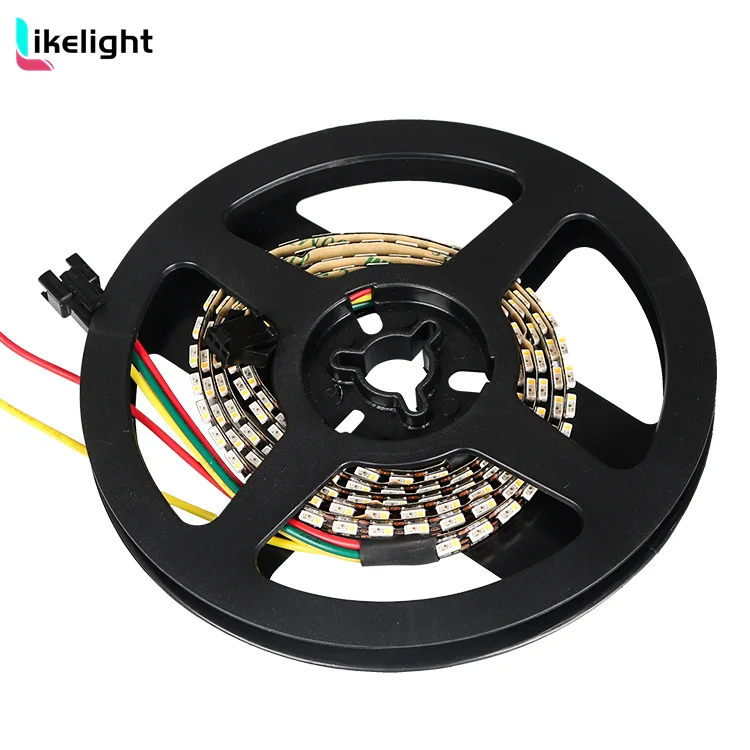 Likelight  Individually DC5V addressable SIDE VIEW led chip SK6812 RGBW flexible  Side glow led strip light