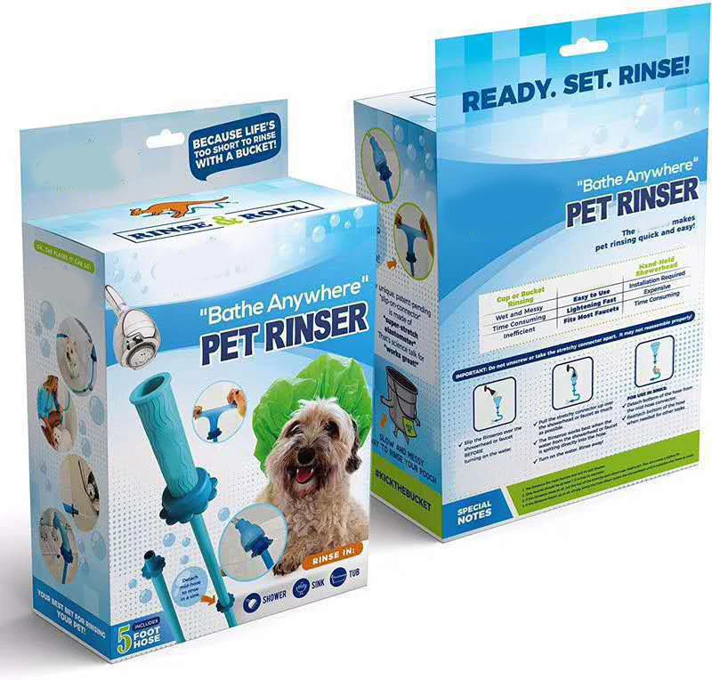 AFOND, No Installation, Handheld Showerhead Attachment Hose for Shower and Sink. Detachable Shower Head Sprayer