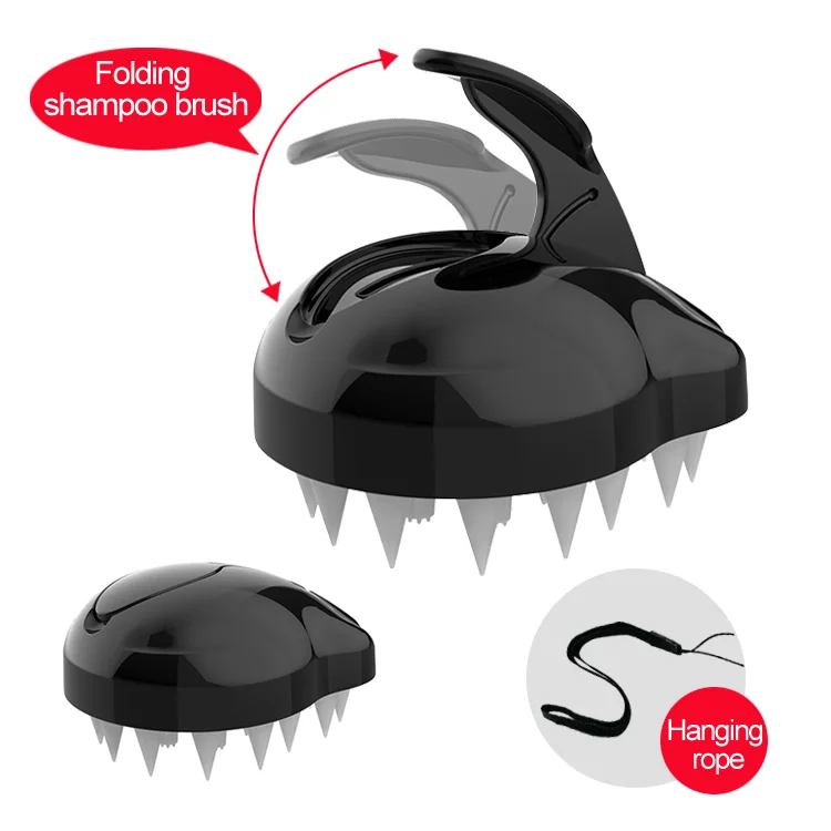 Personal Care Soft  Resin Head Scrubber Massager Clean Comb Hair Shampoo Scalp Brush scalp massager shampoo hair brush