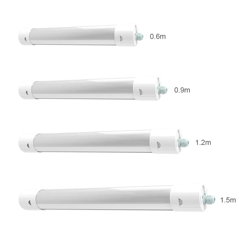 ABS plastic 20w 30w 40w 50w line light round indoor IP65 grow lamp commercial led tube light