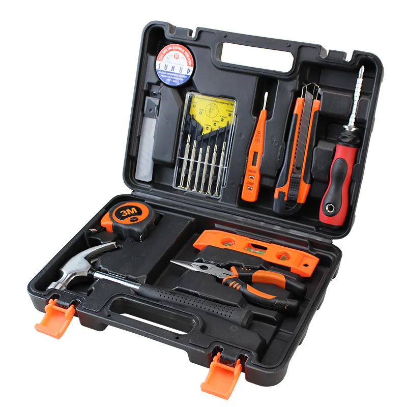 Home Repair Tool set Hardware Hand PracticalToolbox set household set of hardware tools 16 pieces