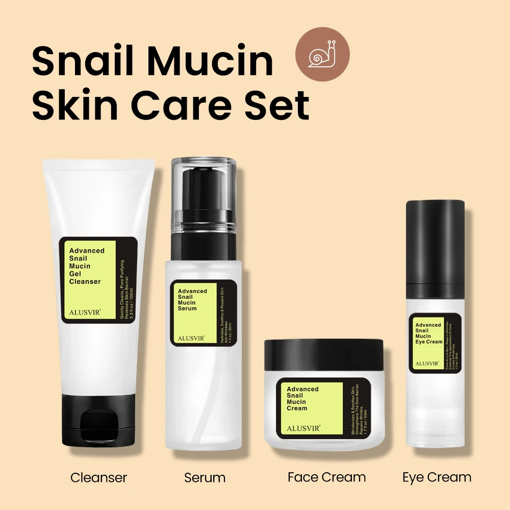 In Stock Factory Price Korean Cosmetics Skin Anti Aging Wrinkles Smoothing Pump Snail Mucin Face Serum Skin Care Serum(New)