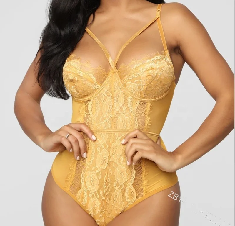 Sfy1198 комбинезон Ellolace, Комбинезоны Для Женщин, Сексуальное Кружевное боди с открытой спиной для женщин, прозрачные комбинезоны для тела, женские кружевные комбинезоны