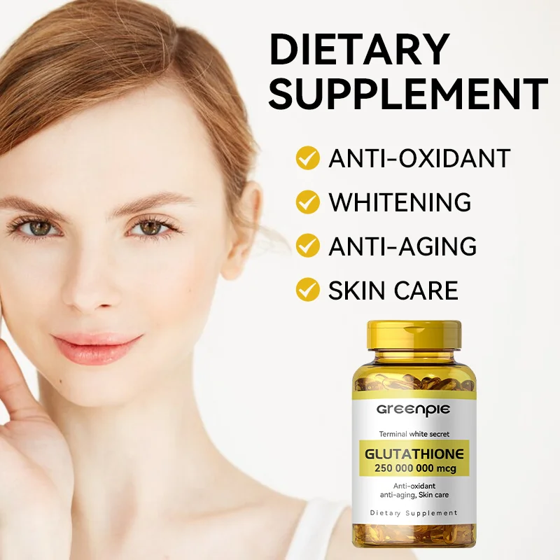 Greenpie Glutathione  Skincare Pills with Vitamin C Capsules Remove Dark Spots Supplement