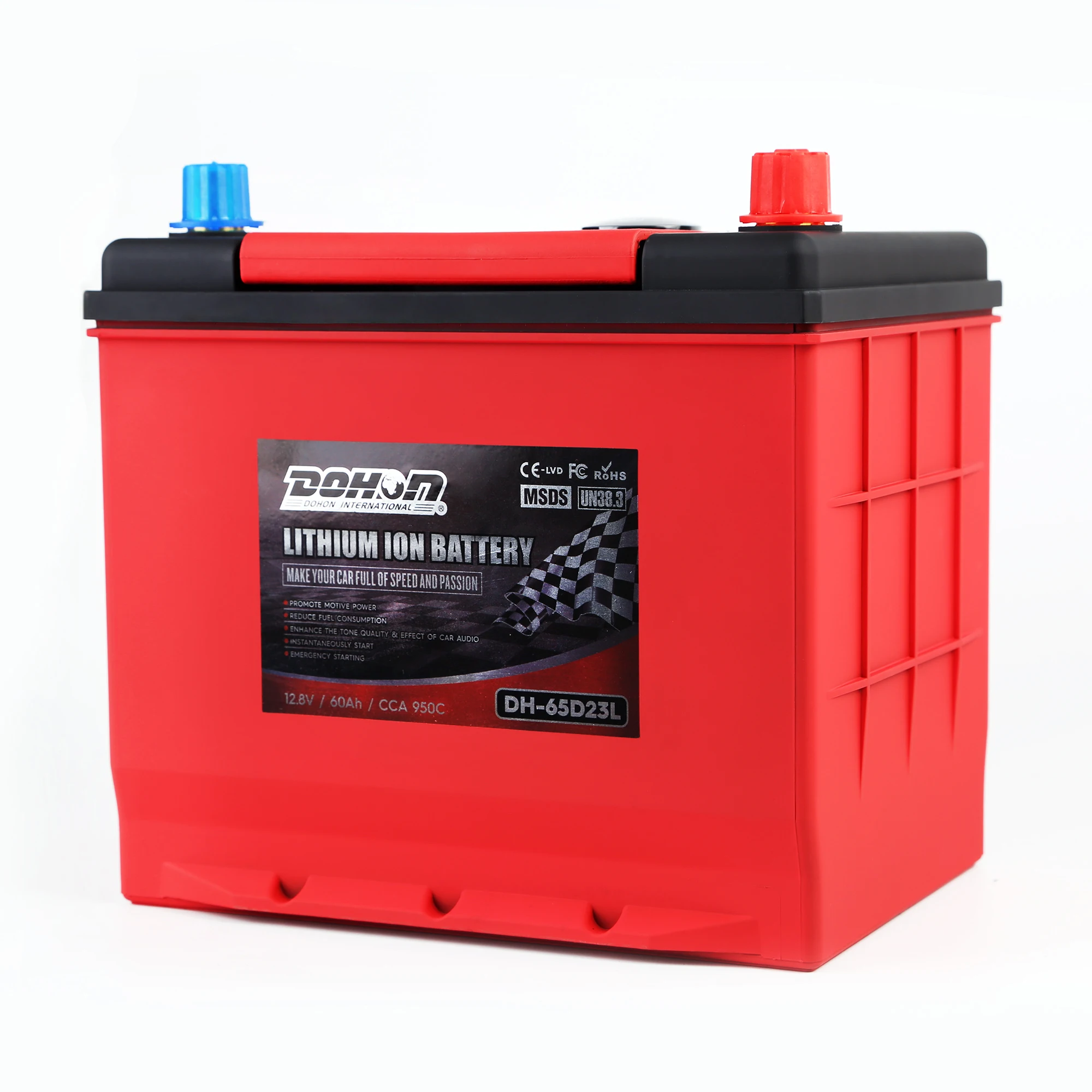 Ultra-light efficient and environmentally friendly lightweight racing car start-stop battery 40Ah 12V lithium ion battery