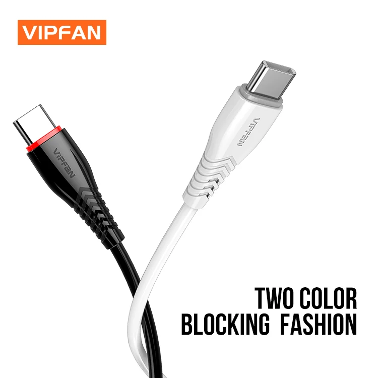 Factory free shipping usb c charging cable 2m 2.4A fast charging type c android cables usb