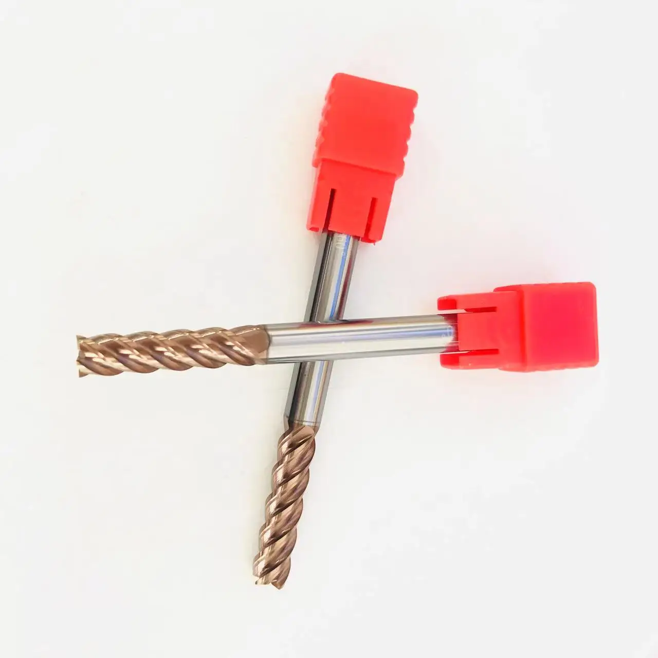 HRC60 extra long shank flat milling cutter end mill 6mm for steel