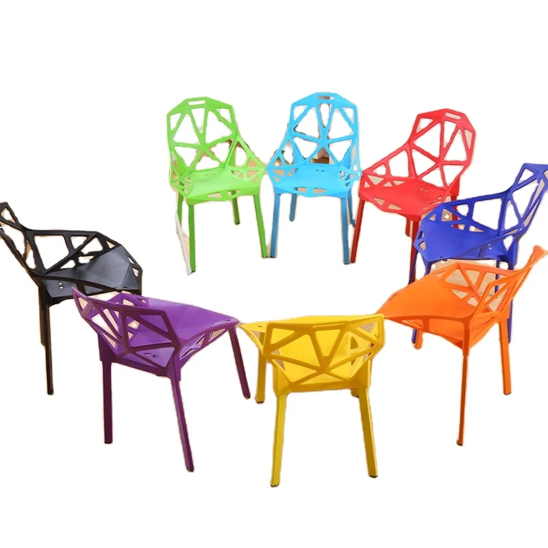 Plastic Bright Colored Chairs Stackable Manufacturers Molded Plastic Chair White Modern Italian Pp Adult Stacking Plastic Chair