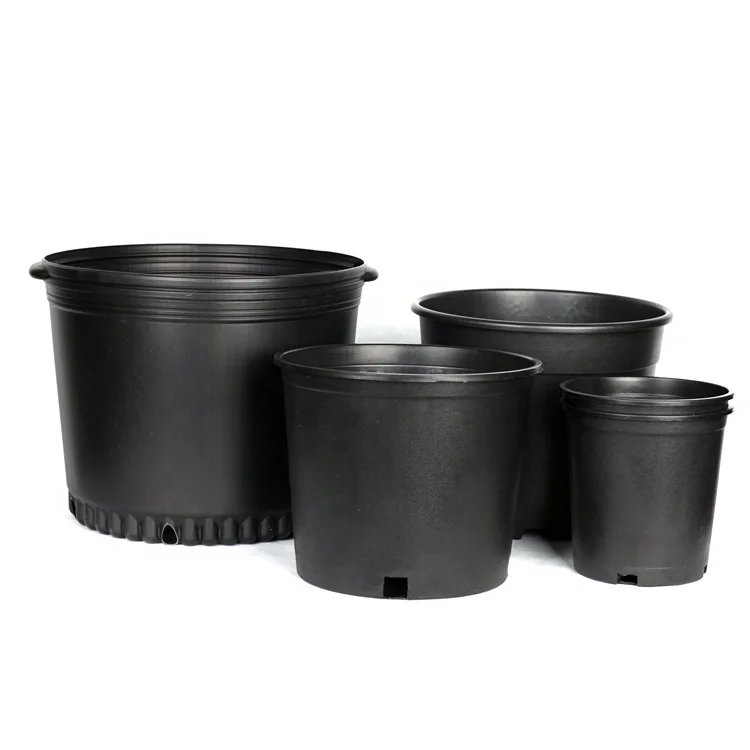 Wholesale Nursery Gallon Garden PP Big Size Plastic Flower Pots Tree Pots Planter Pots