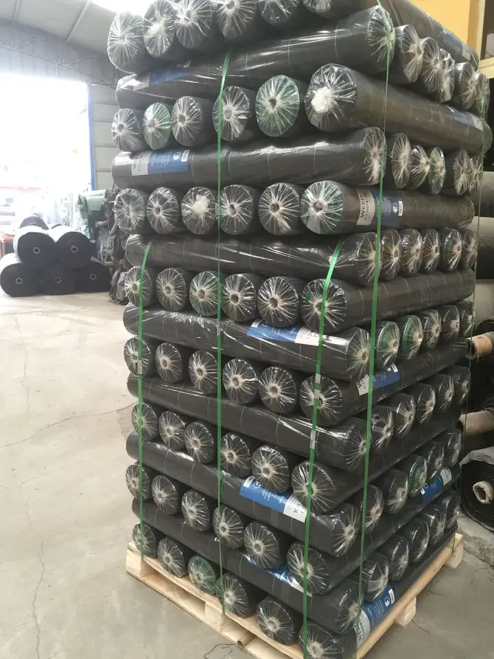 Black Color Nonwoven Ground Cover Weed Barrier Plastic Weed Control Mat Weed Mulch Black Landscape Fabric