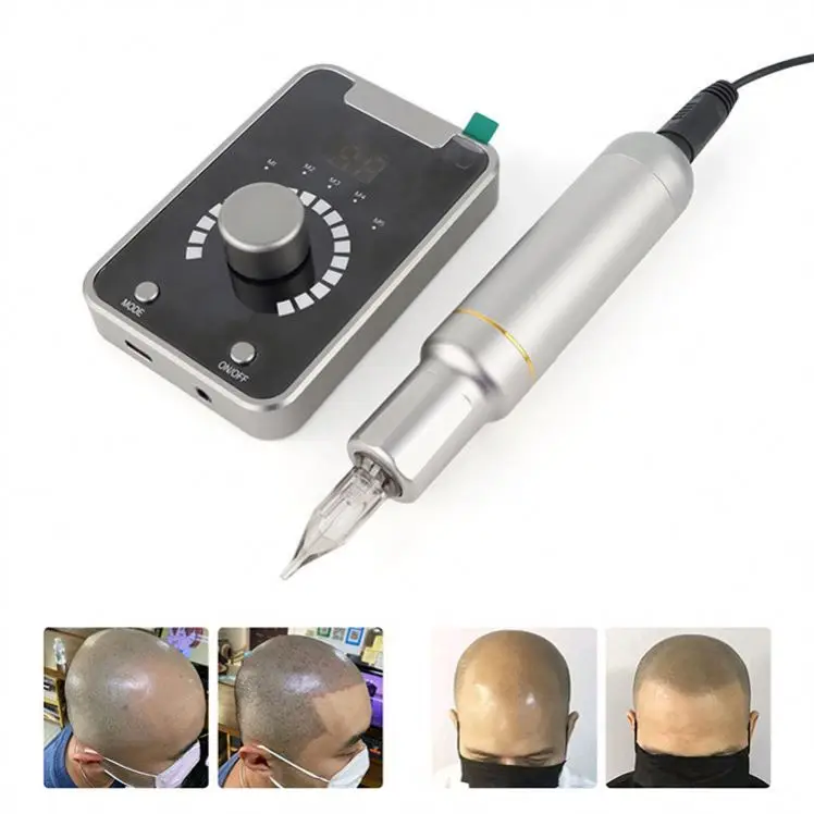 Digital Scalp Tattoo Micropigmentation Device Adjustable Powerful SMP Permanent Makeup Tattoo Machine Kit Tatoo Machine Tattoo