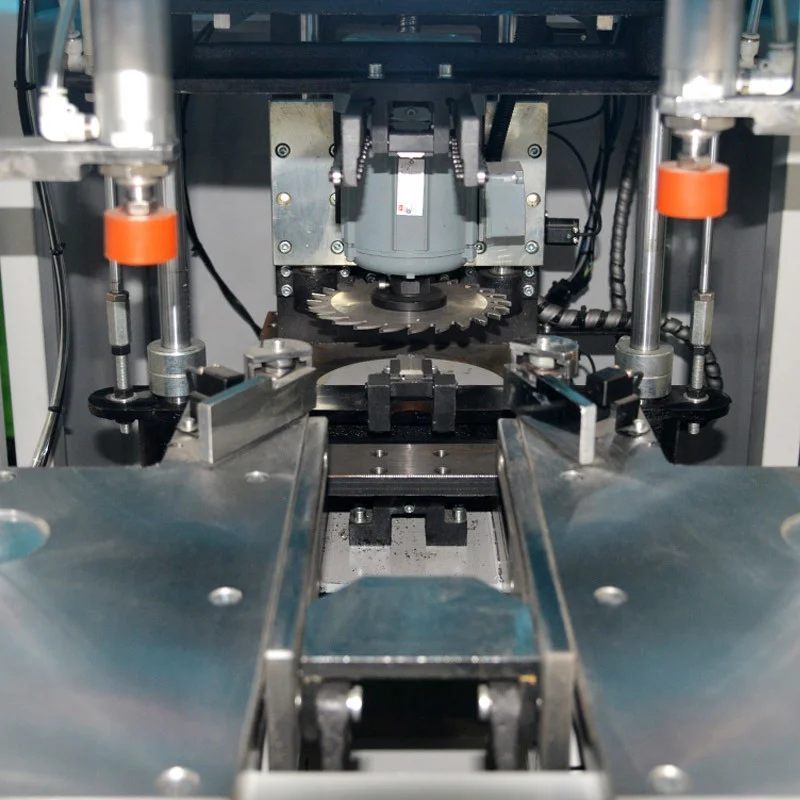 Automatic UPVC CNC Corner Cleaning Machine New Used Core Component Motor Window Making Construction Manufacturing Plant Use