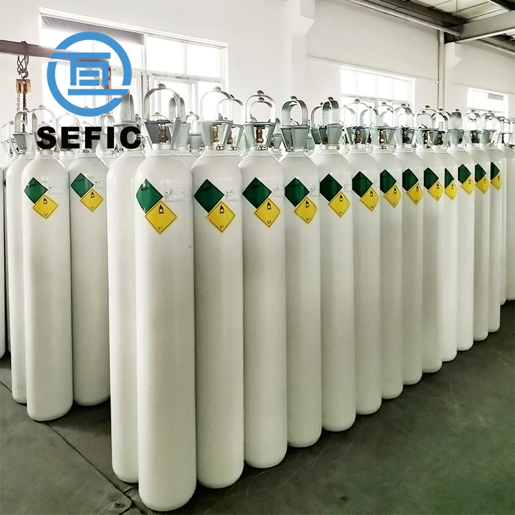 Wholesale price 50L 200Bar High Pressure Oxygen Gas Cylinder Hospital Medical Oxygen Cylinder