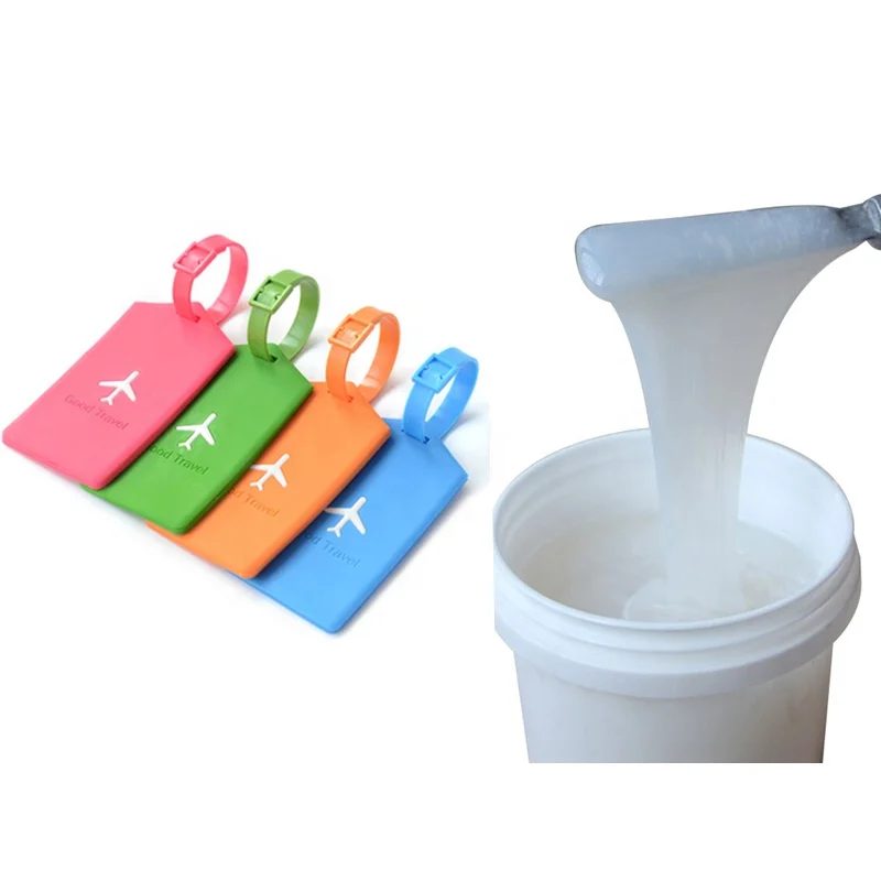 Liquid Silicone Rubber Fast Curing Good Adhesion For The Fabric Surface Label