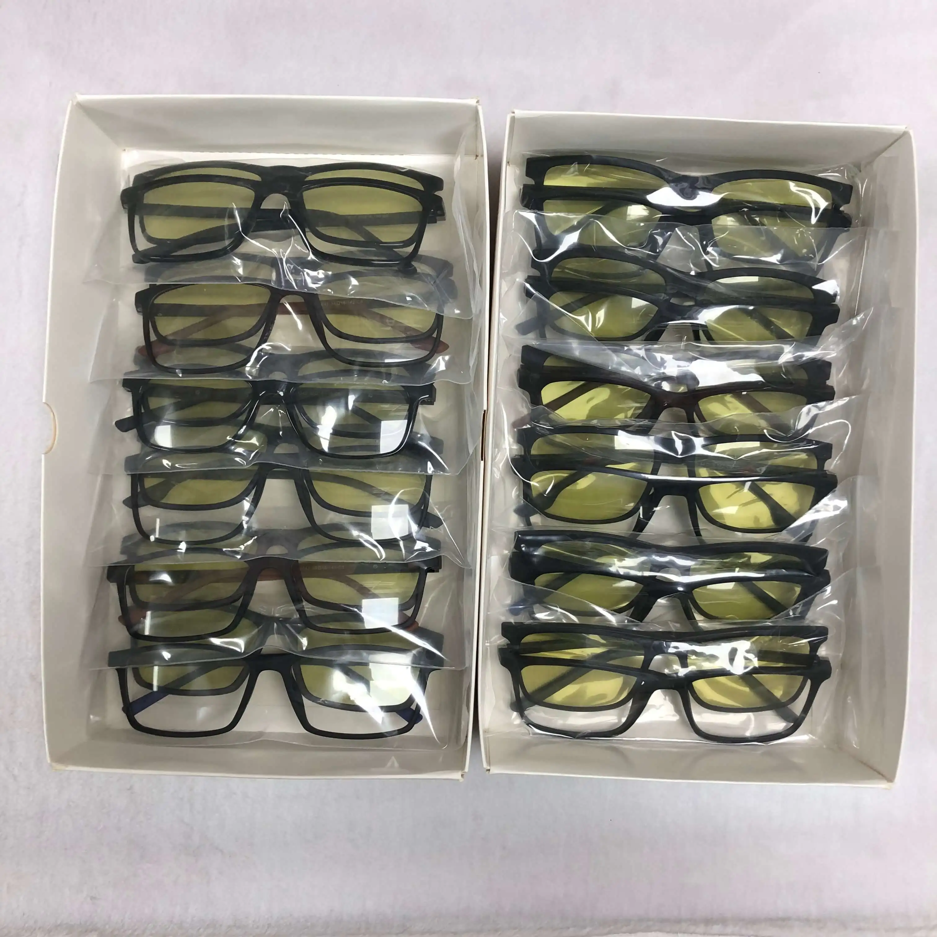 Super cheap mixed styles New Stock Clearance Assorted Eyeglass Frames High Quality TR Optical Frames Metal clip on sunglasses