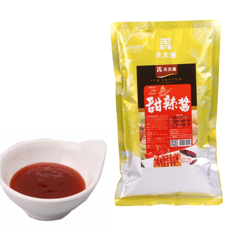 Good Quality HACCP Foil Bag Packing Thai Chili Sauce Sweet Spicy Paste