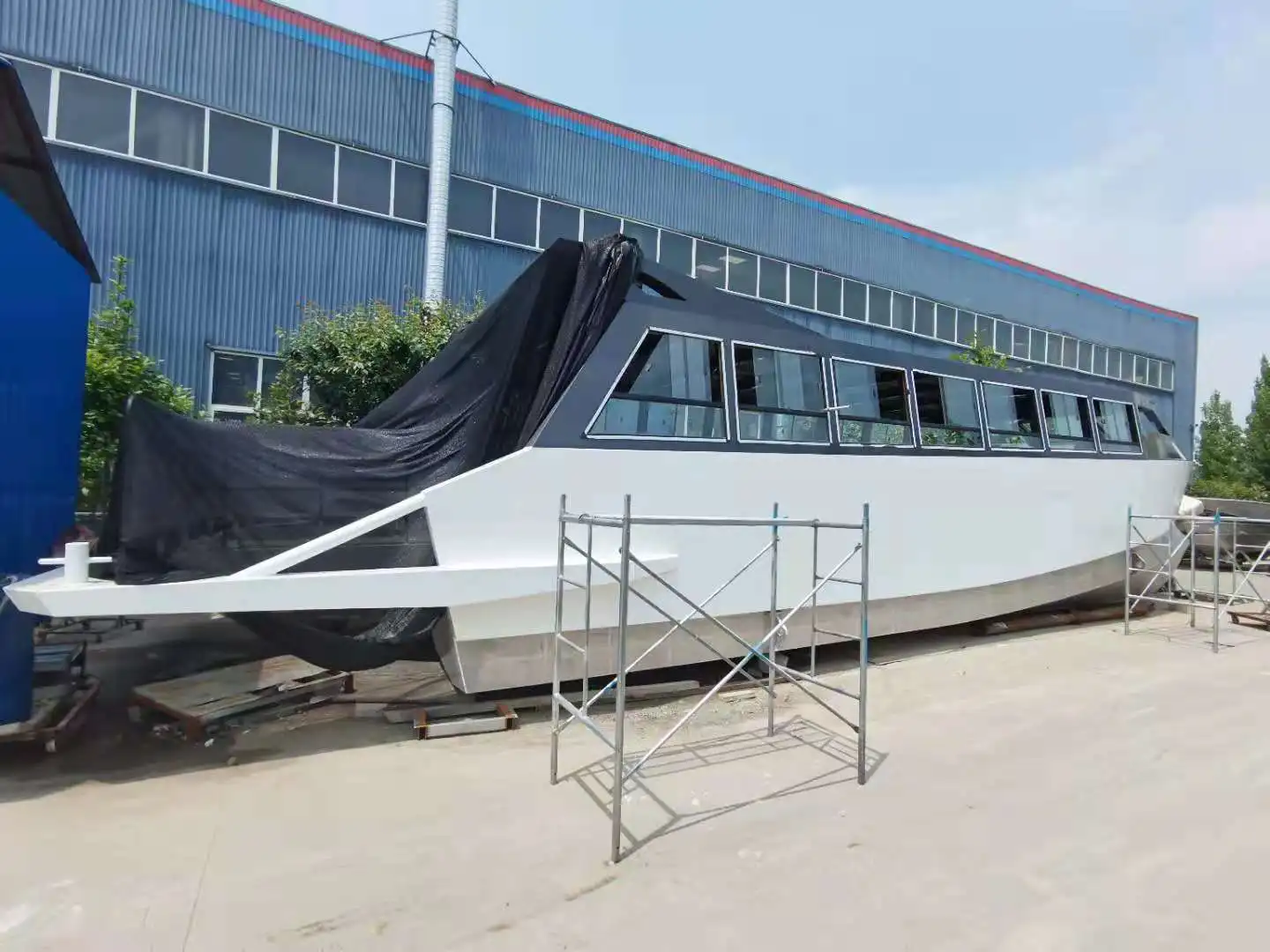 15 м, 50 футов, 75 сидений, алюминиевое водное такси, катамаран, пассажирский паром, лодка для продажи